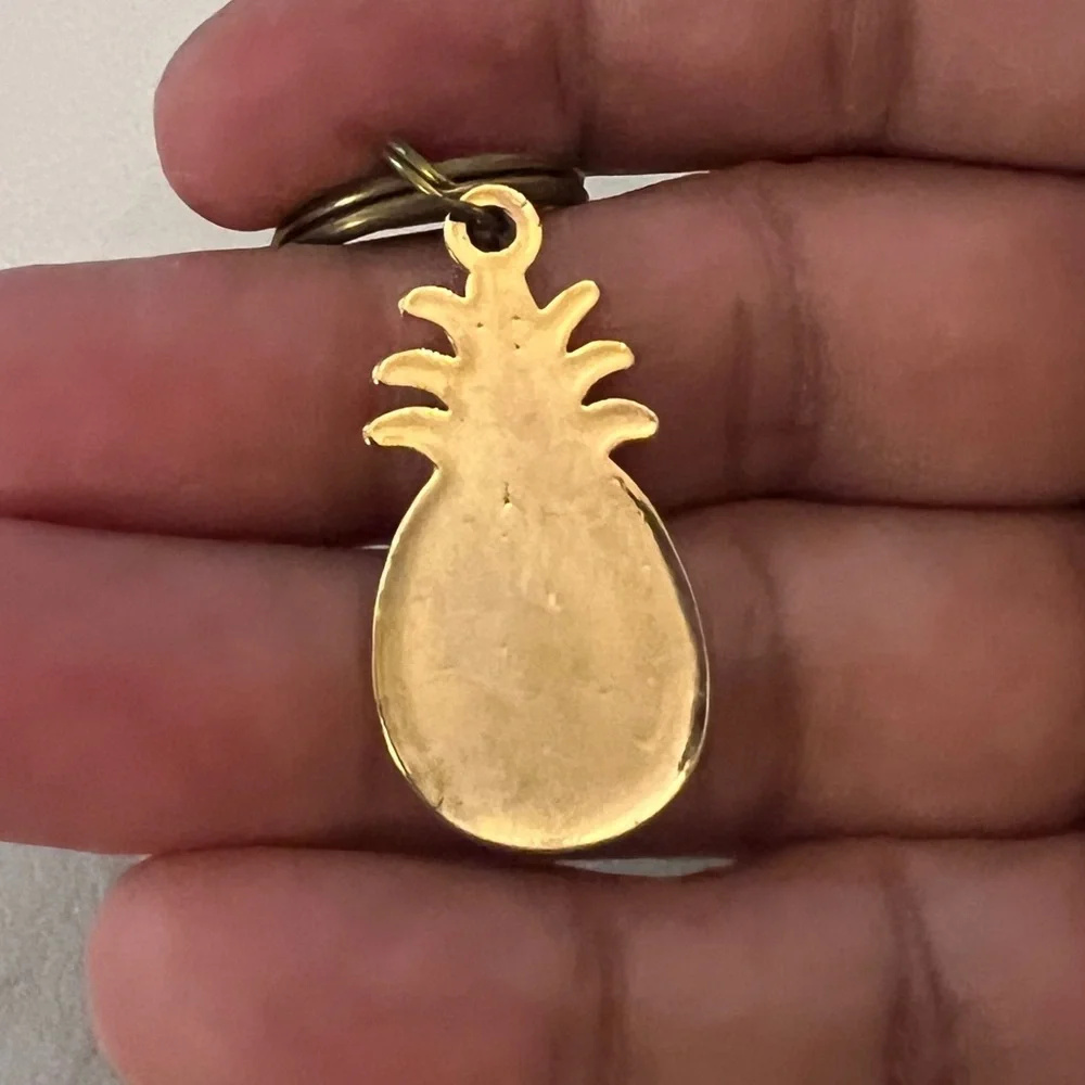 Adorable Hound Collection Gold Pineapple Charm